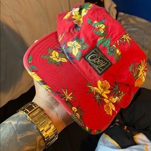 OBEY SnapBack 5 panel red